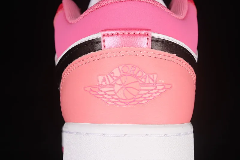 All categories Air Jordan Jordan series basketball shoes Air Jordan 1 Low Air Jordan 1 Low AJ1 Joe 1 white and pink low-top cultural basketball shoes 553560-162